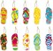 40 Pcs Flip Flop Summer Hanging Ornaments Hanging Tree Hanging Ornament Hawaiian for Party Supplies